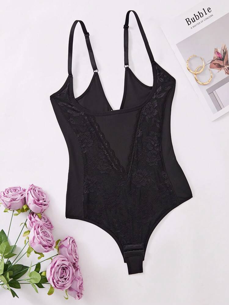 Women's Solid Color Elegant Shapewear Bodysuit